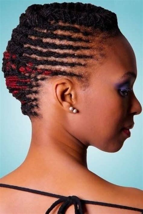 short hairstyles for dreadlocks